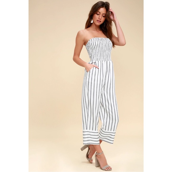 Lulu's Pants & Jumpsuits Ali Jay Get In The Grove Black And White